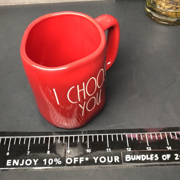 🆕😍 NEW Rae Dunn I CHOOSE YOU Red Mug - Picture 9 of 12